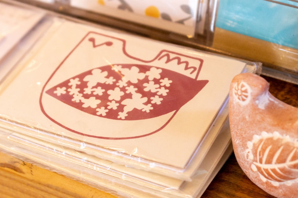 【people tree】手漉き紙のミニグリーティングカード